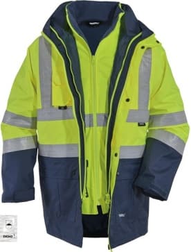 5in1 Kaban ve Parka — Yüksek Görünürlük